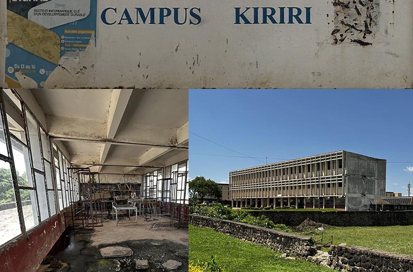 Campus Kiriri: l'état déplorable des bâtiments perturbe les activités académiques